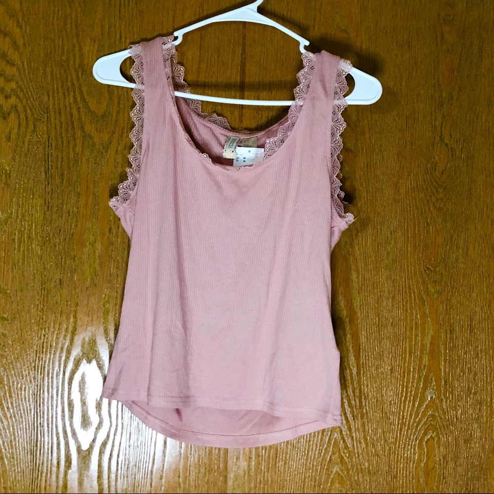 Lace Trim Tank
